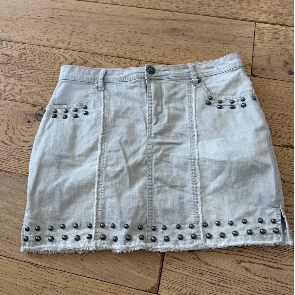 Double D Ranch Saddle Pack Studded Adobe Mud‎ Studded Skirt Size 6 (402)